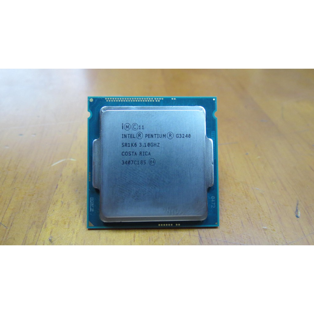 英特爾 Intel Pentium G3240 (3M Cache,3.1GHz) 1150腳位桌上型雙核心處理器