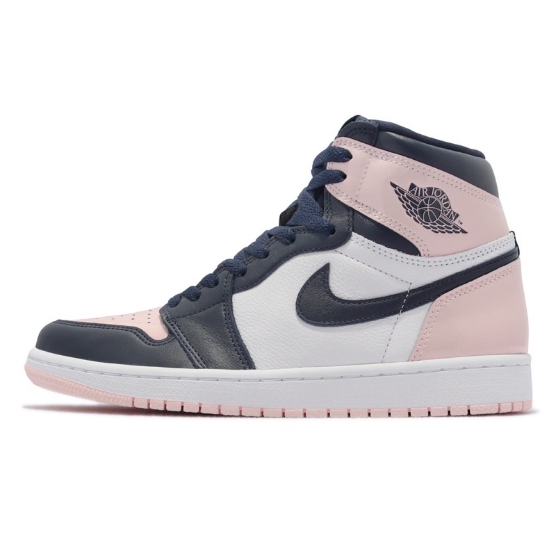 (全新)Nike Wmns Air Jordan 1 Retro High OG粉紅深藍泡泡糖女鞋DD9335-641