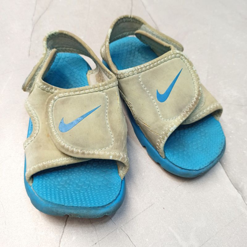 Nike 嬰幼兒水藍色涼鞋14cm