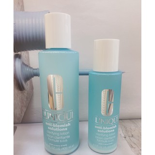 CLINIQUE 倩碧 無油光淨痘潔膚水200ML 無油光淨痘潔膚水400ML