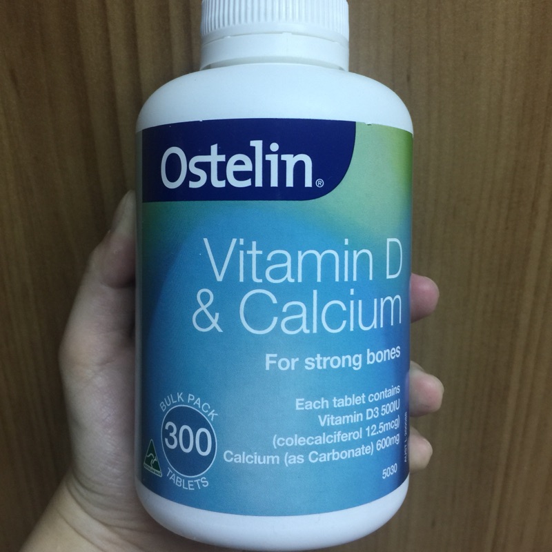《小個兒代購》Ostelin維他命D+鈣片vitamin D &amp;Calcium/300入