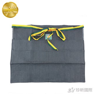 臺灣製 牛仔四口半身錢袋 顏色隨機 約56cmx42cm 圍裙【TW68】