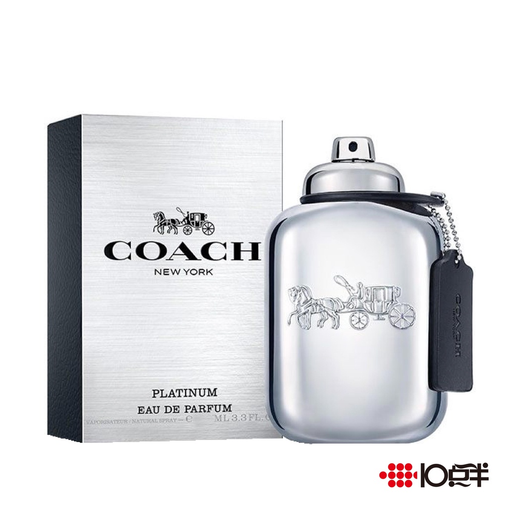 COACH New York 紐約白金 男性淡香精 60ml / 100ml 〔10點半香水美妝〕