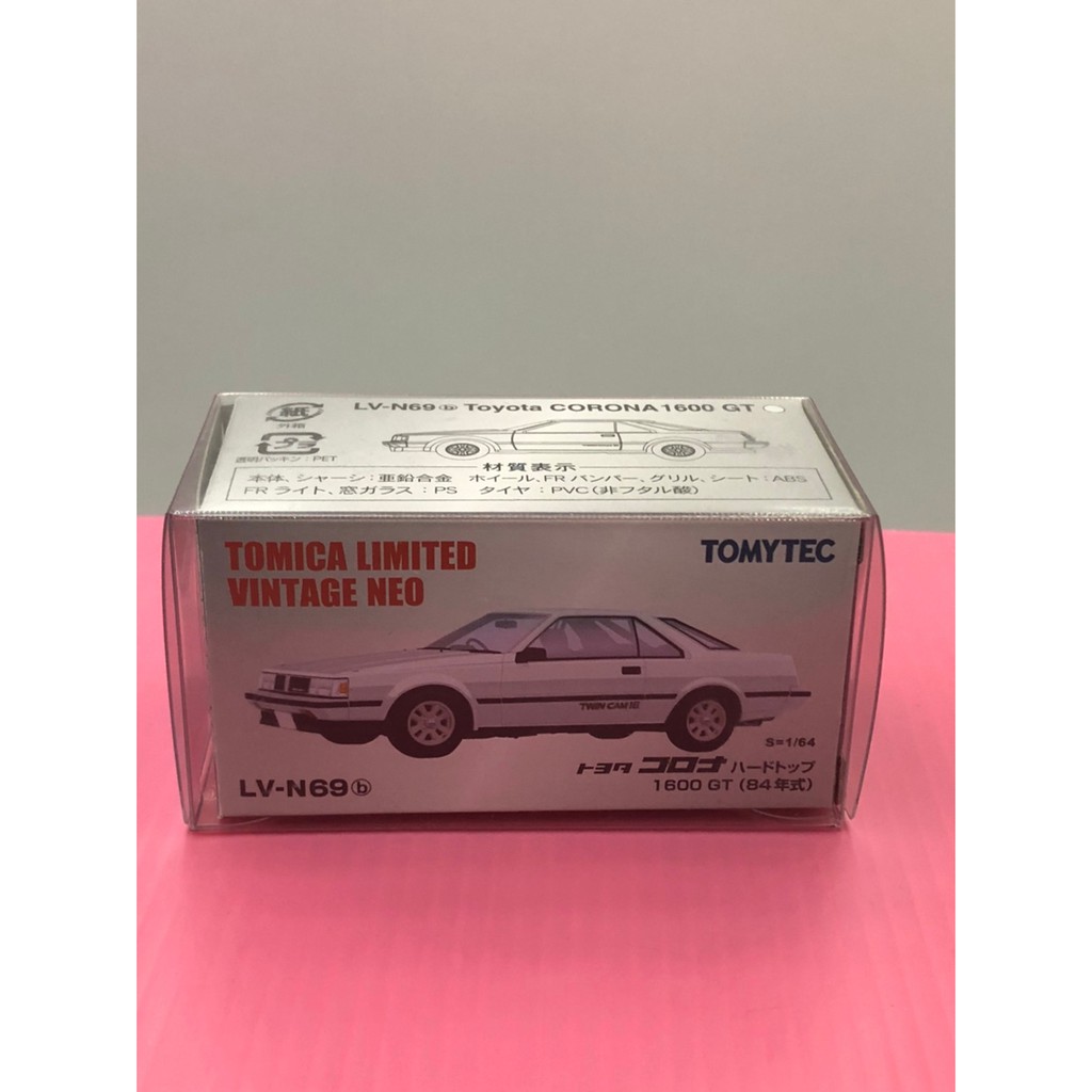 Tomica 小汽車 Tomytec Toyota Corona 1600 GT 灰盒 4543736243878