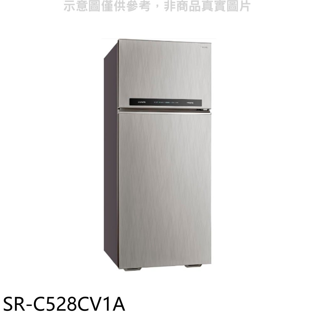 SANLUX台灣三洋 528公升三門變頻冰箱 SR-C528CV1A (含標準安裝) 大型配送