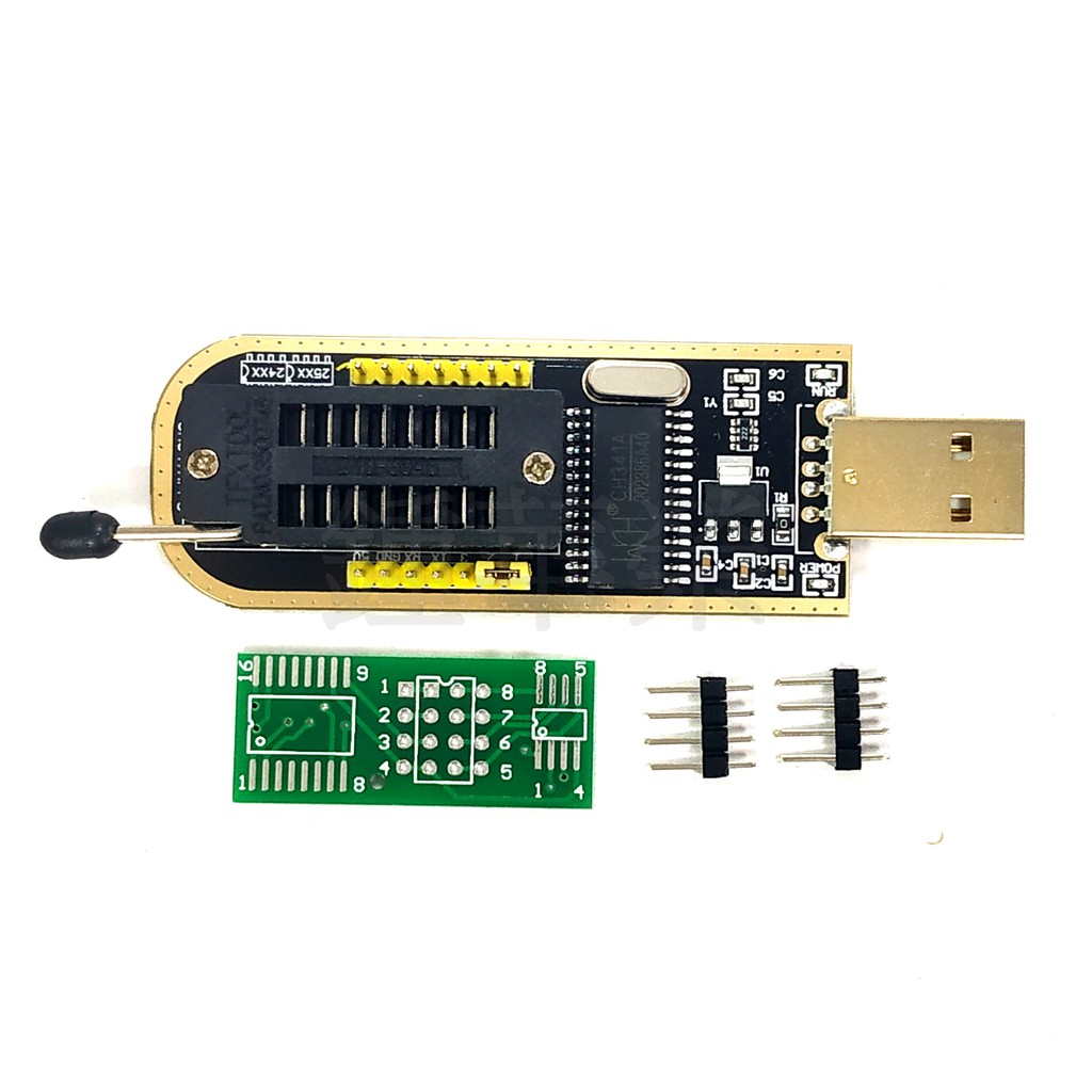 【邦禮】CH341A 燒錄器 USB 主機板路由液晶 BIOS FLASH 24 25 燒錄器