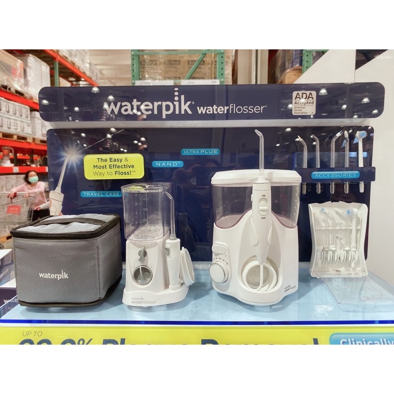 WATERPIK 高效多功能沖牙機組(座式WP-150W+可攜式WP-310W) 戴牙套最方便的洗牙器