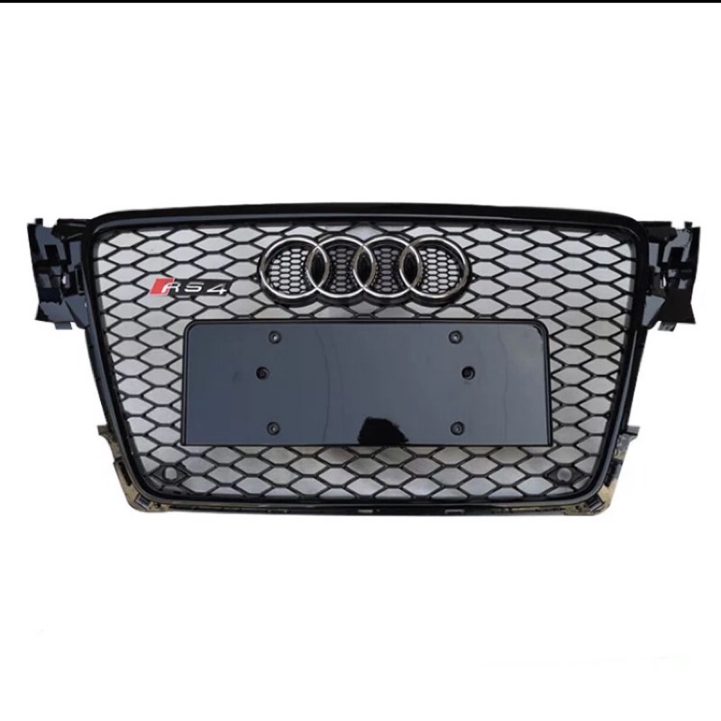 Audi A4 B8 RS4 蜂巢式 水箱罩 多款可選，另有A5