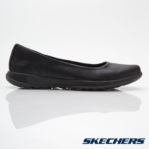 SKECHERS系列-女款 GO WALK LITE黑色健走休閒鞋-NO.15395BBK