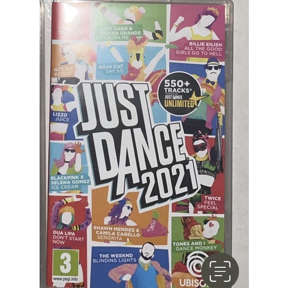 (switch二手遊戲片）just dance2021