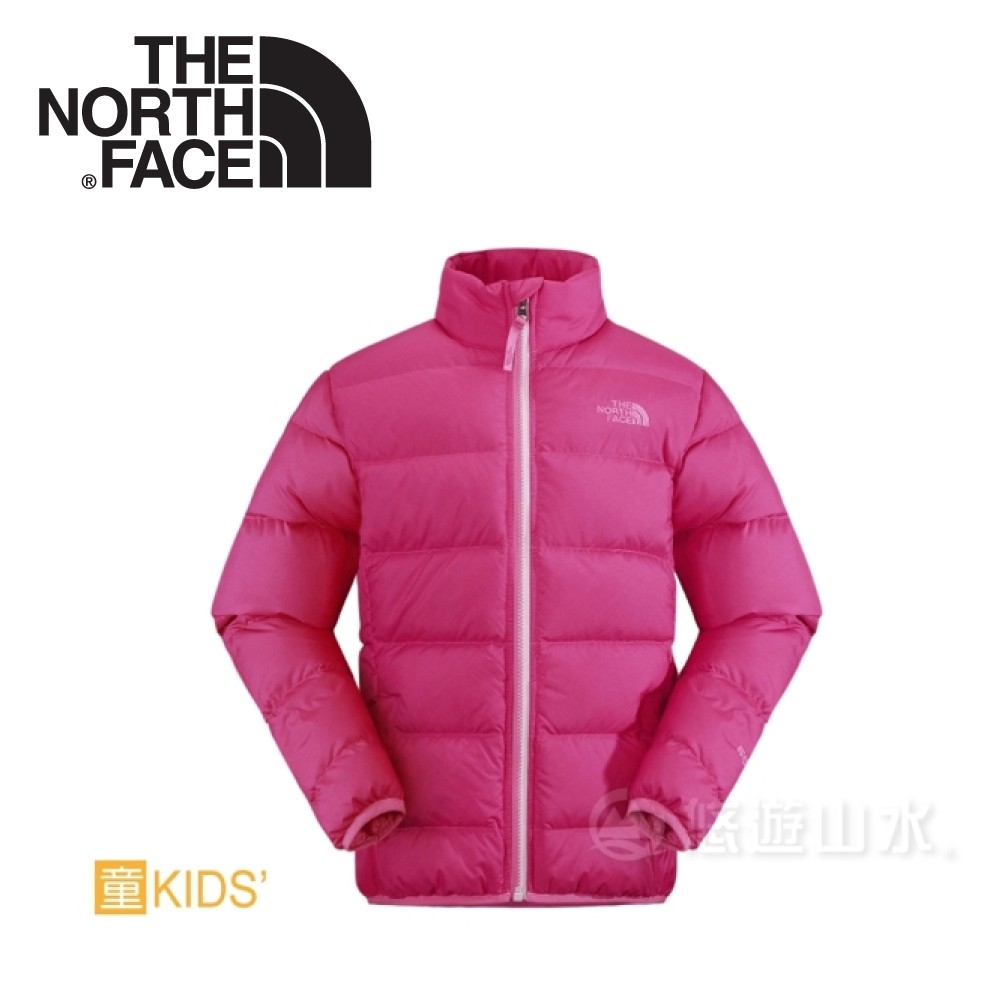 The North Face 女童 550FP 羽絨外套《正粉紅》/NF00CHQ7HBU/兒童外套/鵝絨外套/悠遊山水