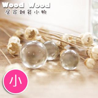 ☆Wood Wood【WZ658】Zakka 居家迷你透明玻璃珠彈珠 玻璃球 居家擺飾 拍攝道具1包10入[小顆]-預購