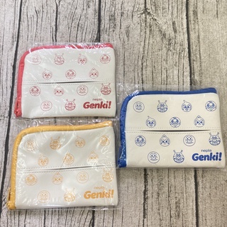 『現貨』日本 正版 麵包超人 面紙套 衛生紙套 細菌人 紅精靈 小病毒 genki 非賣品 拉鍊袋 收納包 小錢包