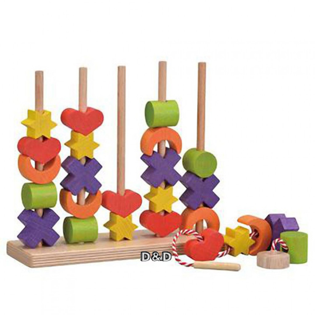 World - Zebra 木製玩具 - 創意造型堆疊積木