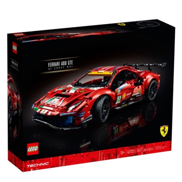 LEGO 動力科技系列 樂高 LEGO 42125法拉利 Ferrari 488 GTE 樂高