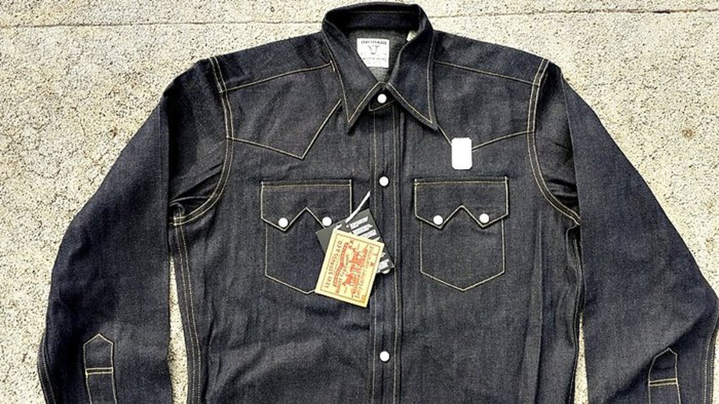 西方不敗全新歐洲版Levi's LVC 1955年 Sawtooth 經典西部鋸齒牛仔襯衫 單寧襯衫 原色養衣 長袖襯衫