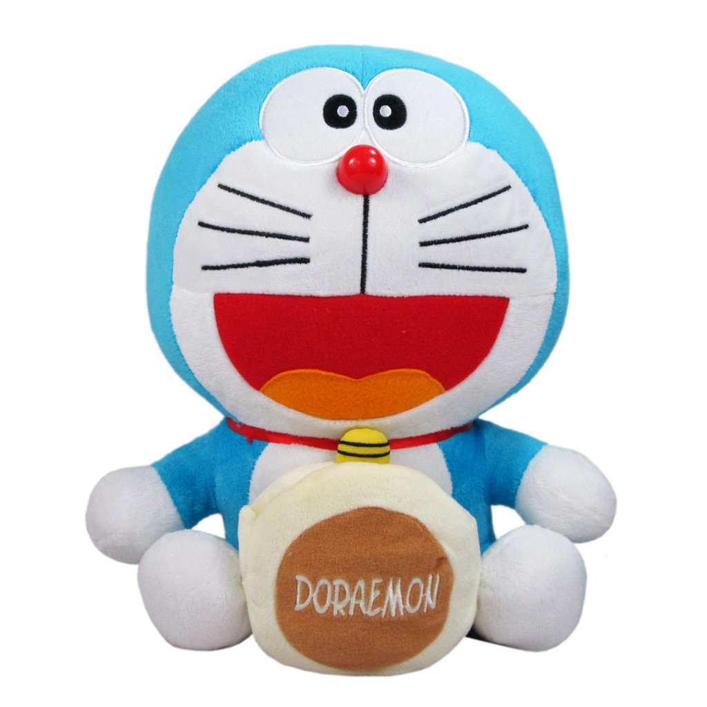 卡漫城 - 哆啦A夢 玩偶 銅鑼燒 ㊣版 Doraemon 絨毛娃娃 小叮噹 銅鑼燒 手機座 收藏