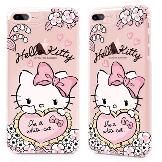 北車 捷運 GARMMA Hello Kitty iPhone 7 Plus 7+ 5.5吋 硬式 保護殼 粉紅戀人