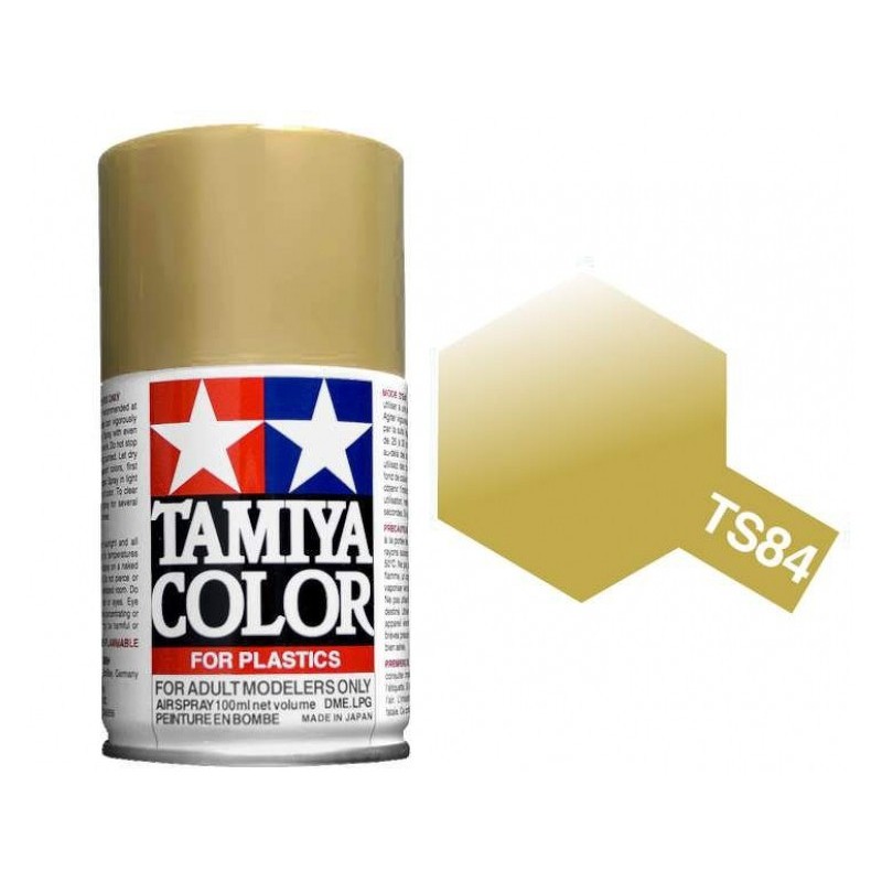 ◆弘德模型◆ 田宮 85084 TS-84 亮光 金屬金 Metallic Gold 噴罐 TS84 金色 金屬漆