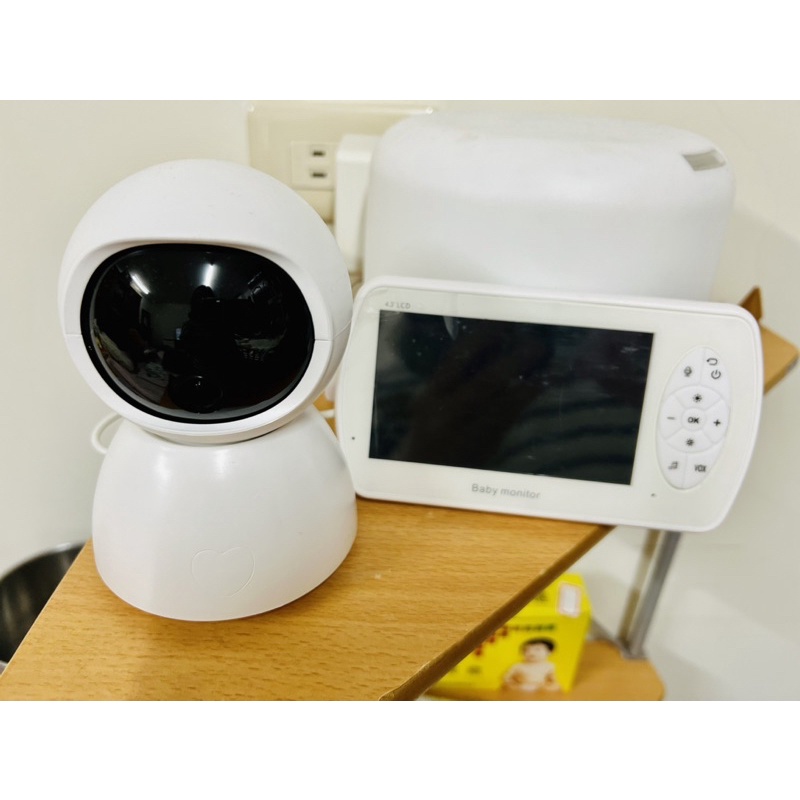 二手 寶寶嬰幼兒可調整角度監視器 長輩看護，免wifi 雙向對講 居家 無線監視器 Baby monitor 高清