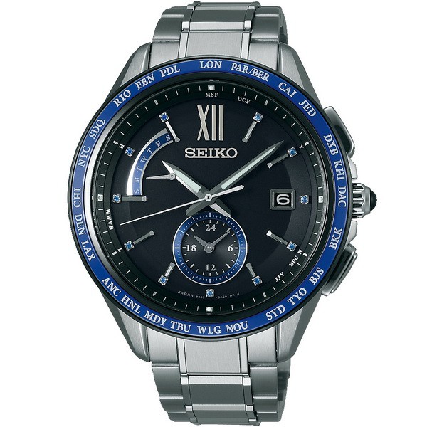 SEIKO 精工BRIGHTZ太陽能電波時尚腕錶 SAGA237J /8B63-0AC0D)SK006