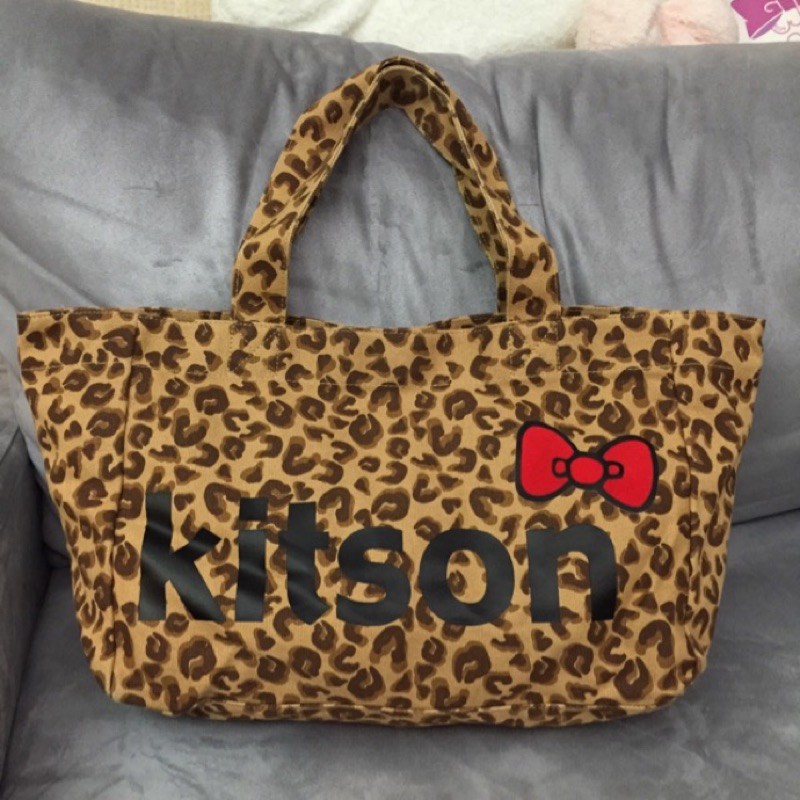 Kitson豹紋Kitty肩背包