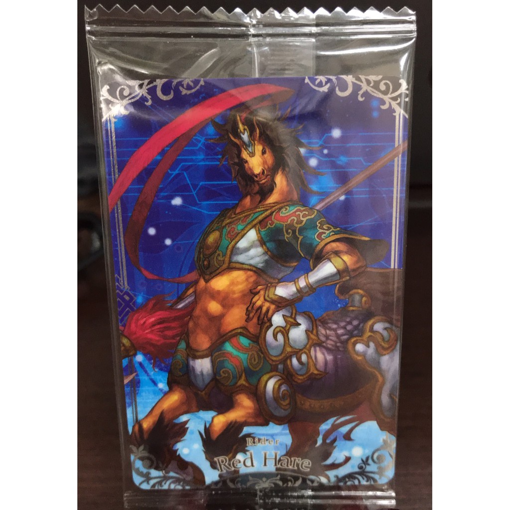松梅桌遊fate Grand Order Fgo 威化餅卡收藏卡項羽陳宮俵藤太赤兔馬武藏坊弁慶凱隆 蝦皮購物