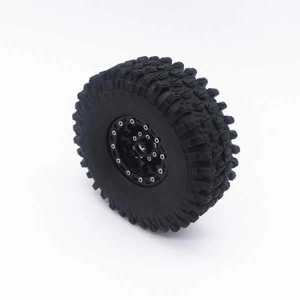 UWVH1.9寸仿真攀爬輪胎SCX10 D90 90046 TRX4 120MM車胎 含輪轂和胎皮