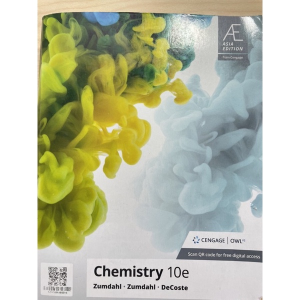 Chemistry 10/e Asia Edition Zumdahl