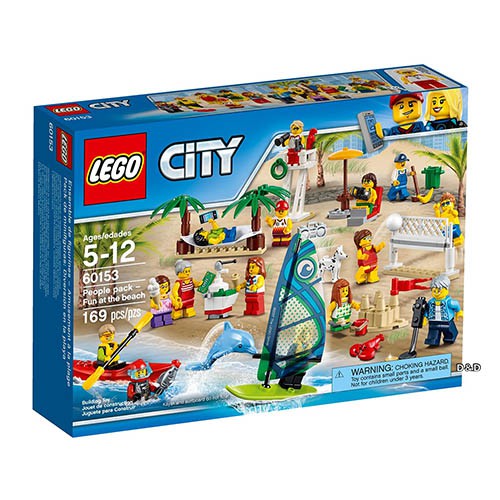 LEGO樂高 LT60153 沙灘人偶套組_City 城市系列