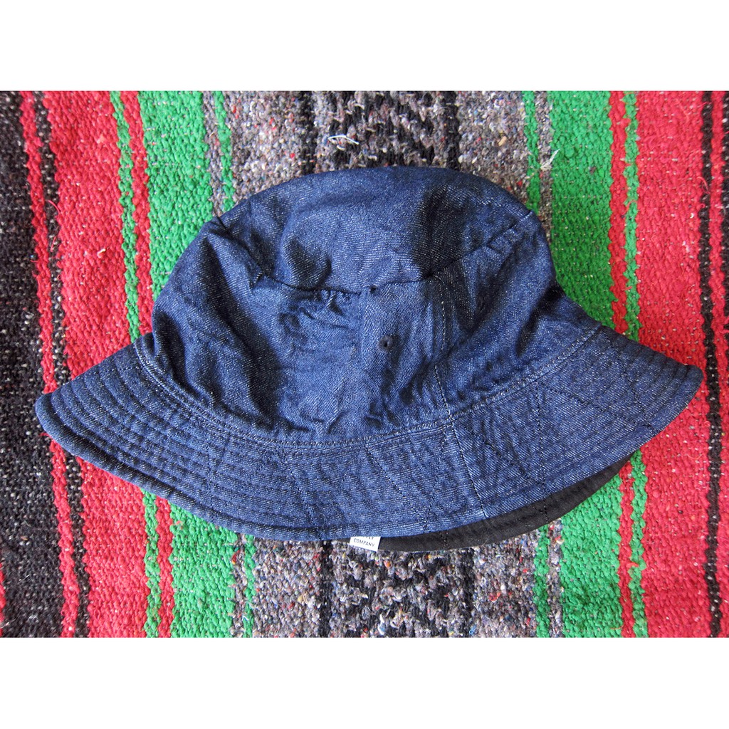 【二手】Herschel 雙面漁夫帽 黑色 x 丹寧藍色 街頭、戶外、運動皆可使用 尺寸：L / XL 加拿大品牌