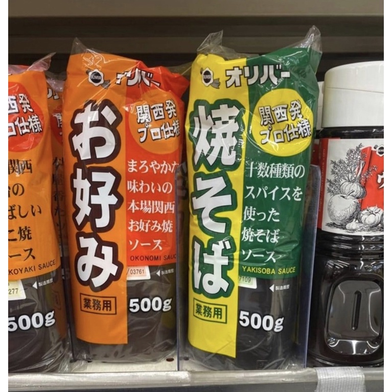 🇯🇵-日本Oliver Sauce關西經典炒麵醬、大阪燒醬（超大容量500g）