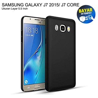 SAMSUNG UltraSlim 三星 Galaxy J7 2015 J7 Core J700 軟殼嬰兒皮膚黑色啞光