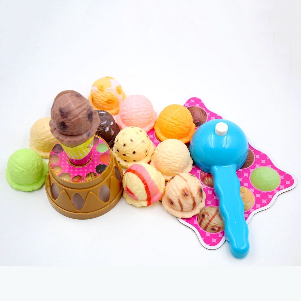 (贈巧克力哈哈球5顆)益智玩具 益智 平衡訓練 冰淇淋疊疊樂 手眼協調訓練 桌遊
