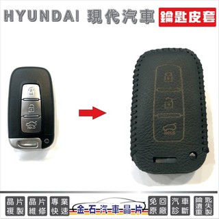 [超特價] HYUNDAI 現代 IX35 ELANTRA SANTA FE 汽車鑰匙包 感應 智能 保護套