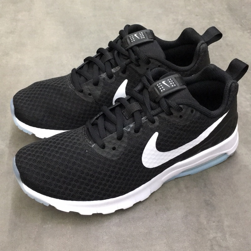 NIKE WMNS AIR MAX MOTION LW 女 時尚 復古 休閒 氣墊 慢跑鞋 黑白 833662011