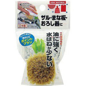 日本製  MAMEITA KB-440 廚房 抗油 植物纖維 清潔刷 纖維刷 餐具 濾籃 砧板 研磨器 清潔 櫻花生活
