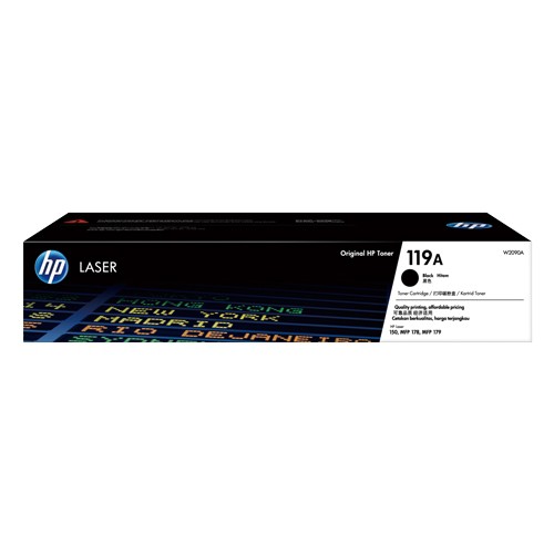 HP 惠普 119A LaserJet 黑色原廠碳粉匣(W2090A) 150A/178NW