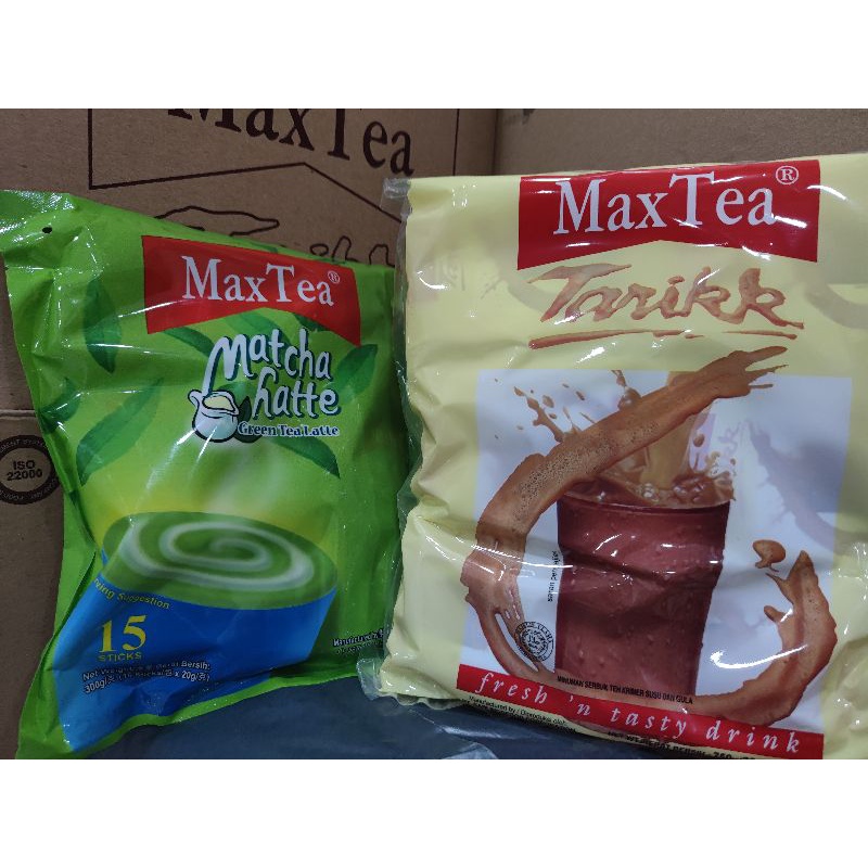 新貨到 Max Tea 印尼奶茶/抹茶拿鐵 美詩奶茶 印尼拉茶 泡泡奶茶 MaxTea Tarikk