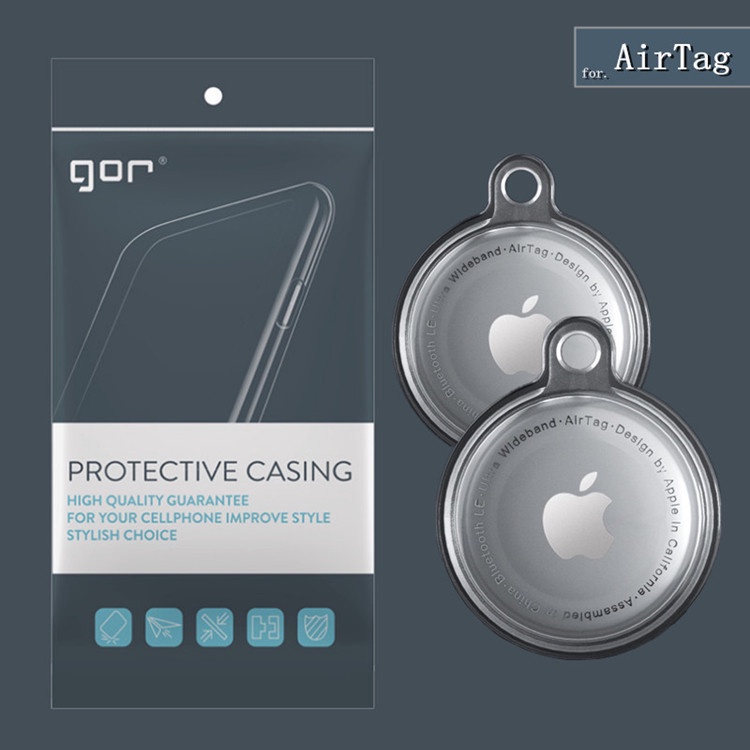 適用 Apple 蘋果 AirTag 保護套 全包透明殼 水晶套 防摔軟殼 軟套 全透明 Air Tag