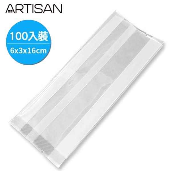 ARTISAN奧的思 MIT手工皂真空包裝袋/亮面 6x3x16cm(100入) TPR0057