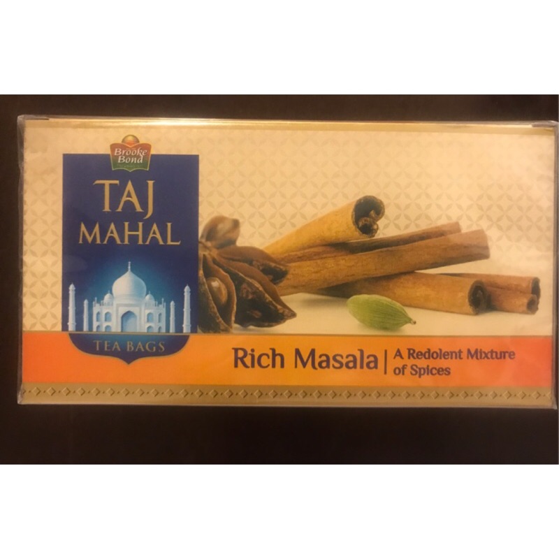 (客訂）印度 🇮🇳 TAJ MAHAL rich masala 5茶+Chana 4包