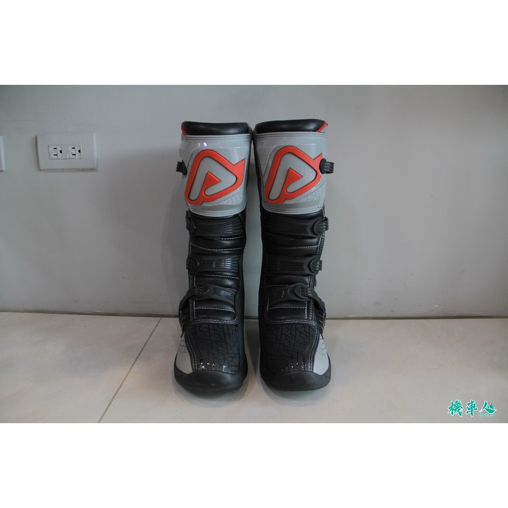 【機車人】ACERBIS X-TEAM 越野車靴(黑灰配色)｜滑胎車靴｜林道車靴｜義大利品牌