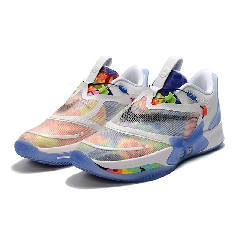 nike adapt bb black white