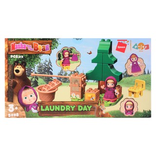 【現貨】瑪莎與熊 Masha and The Bear CH - 洗衣工仿組 Laundry Day (22件組)