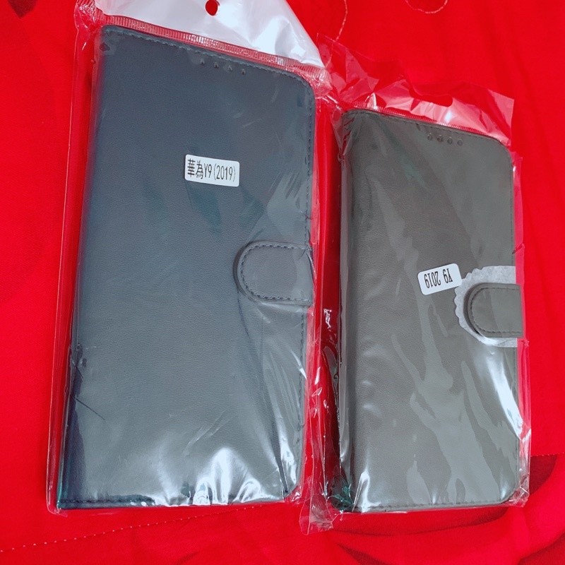 華為 Huawei Y9(2019)手機殼 手機套（黑/藍）