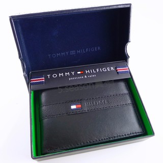 🇺🇸TOMMY專櫃正品🇺🇸美國TOMMY HILFIGER 代購 現貨 皮飾條橡膠標 短夾 男生 皮夾 男用