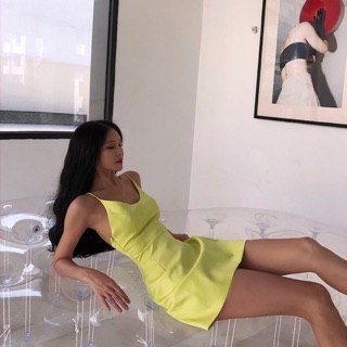 Kendall同款 歐美性感修身 吊帶連衣裙