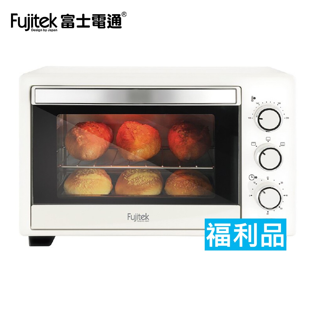 福利品【富士電通】20L電烤箱 烤箱 大烤箱FTO-LN200