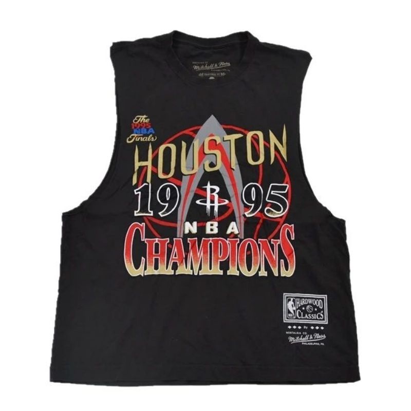 NBA HOUSTON 火箭隊 1995 CHAMPION 背心 嘻哈 饒舌 尺寸S M